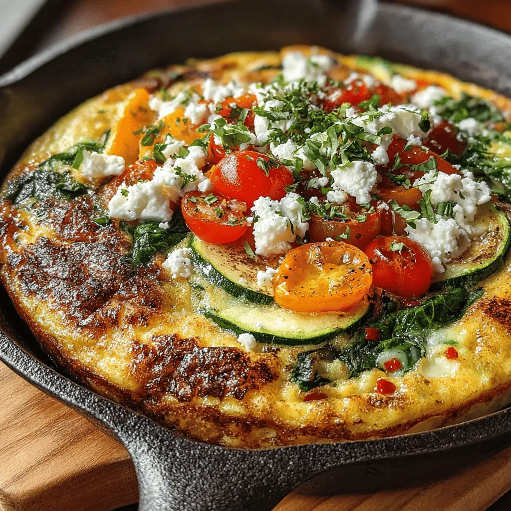 The ingredients in this Loaded Veggie Frittata contribute not just to the flavor but also to the overall nutritional profile of the dish. Here’s what you’ll need to create this colorful and satisfying breakfast: