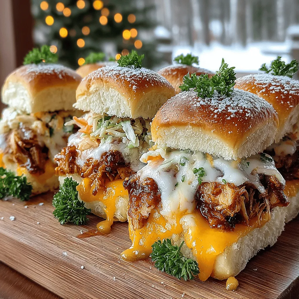To create the perfect BBQ Chicken Cheddar Sliders, it's essential to understand the key ingredients that contribute to their deliciousness. Each component plays a crucial role in achieving that ideal balance of flavor and texture.