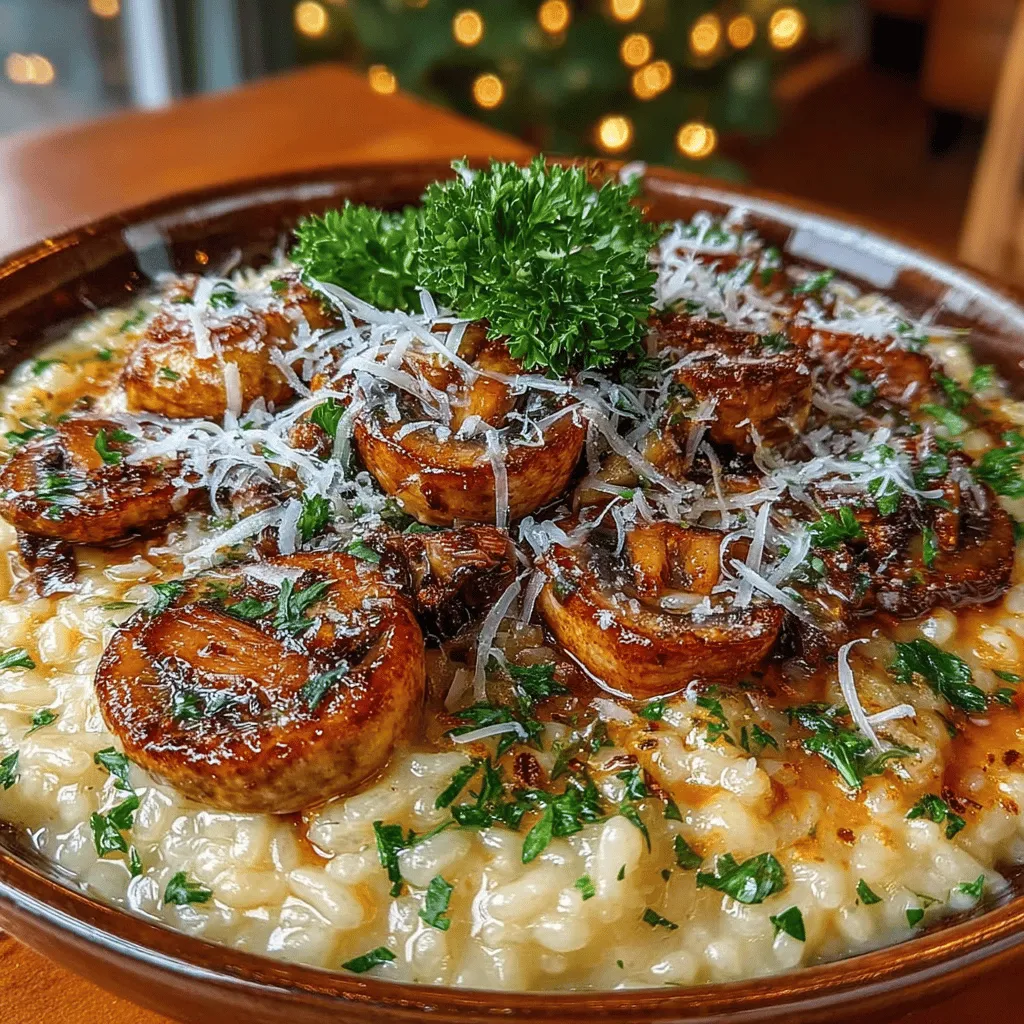 Creating the perfect Savory Parmesan Mushroom Risotto begins with understanding the role each ingredient plays in the dish. This knowledge will not only enhance your cooking experience but also ensure that your risotto turns out creamy and flavorful. Here’s what you’ll need: