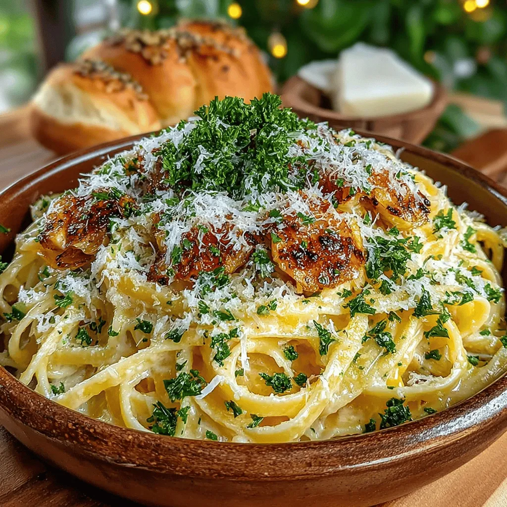 There’s something truly magical about a plate of creamy pasta, especially when it’s infused with the rich, aromatic essence of roasted garlic. As a food enthusiast and devoted home cook, I’ve often found myself gravitating towards comforting dishes that do more than just satiate an appetite; they also warm the heart and evoke cherished memories. This Creamy Roasted Garlic Alfredo Pasta is one such dish that has been a staple in my kitchen for years, bringing back fond recollections of family gatherings and cozy evenings spent around the dinner table. Each bite is a reminder of shared stories, laughter, and the simple joy that good food can bring into our lives.