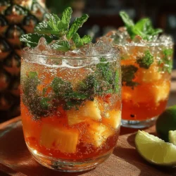 As the sun shines brighter and temperatures rise, the allure of refreshing beverages becomes irresistible. Whether you’re lounging by the pool, hosting a backyard barbecue, or simply enjoying a quiet afternoon on your porch, a cool drink can elevate your experience and keep you hydrated. Enter the Tropical Pineapple Iced Tea Punch, a delightful concoction that perfectly embodies the essence of summer with its vibrant flavors and invigorating qualities.