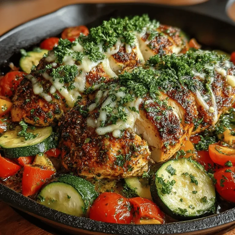 If you're on the lookout for a dish that tantalizes your taste buds while remaining quick and easy to prepare, look no further than the Fiery Cajun Chicken & Zucchini Bake. This vibrant and hearty meal perfectly marries the bold, spicy flavors characteristic of Cajun cuisine with wholesome ingredients, making it a fantastic choice for weeknight dinners or meal prep. The combination of tender chicken, fresh vegetables, and a zesty seasoning blend creates a dish that is not only delicious but also nutritious, appealing to both comfort food lovers and health-conscious eaters alike.