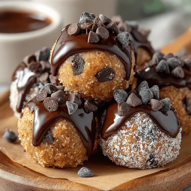 In recent years, no-bake desserts have surged in popularity, captivating the hearts of dessert lovers and health-conscious eaters alike. These delightful treats offer a solution for those craving something sweet without the long baking times and complex preparations typically associated with traditional desserts. One such recipe that has gained a loyal following is the No-Bake Chocolate Cookie Dough Balls. These bite-sized indulgences perfectly blend rich chocolate flavor with the satisfying texture of cookie dough, making them an irresistible option for anyone looking to satisfy their sweet tooth.