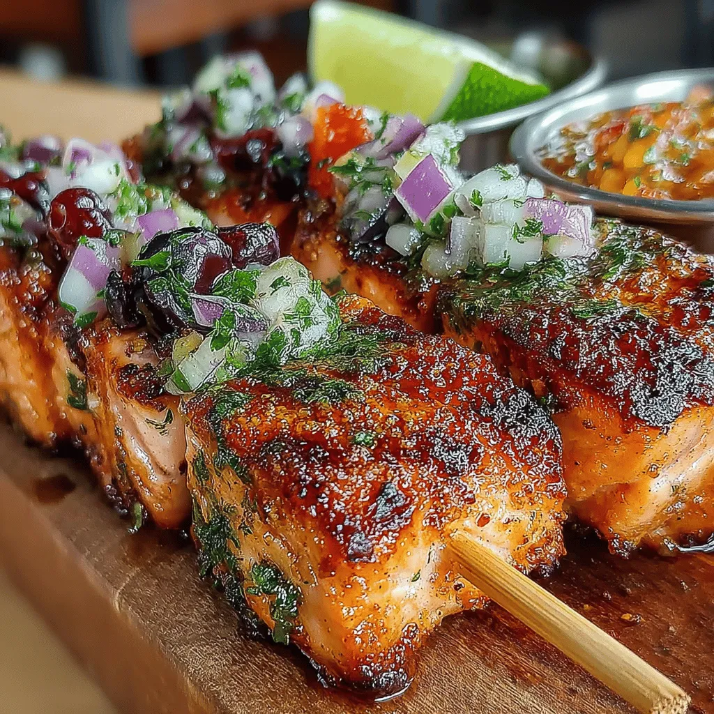 When it comes to culinary delights, few combinations are as intriguing and satisfying as smoky salmon paired with a vibrant, sweet blueberry salsa. This dish not only tantalizes the taste buds but also showcases a unique fusion of flavors that can elevate any dining experience. The rich, smoky undertones of the salmon contrast beautifully with the refreshing sweetness and tang of the blueberry salsa, creating a harmonious balance that is both refreshing and satisfying.