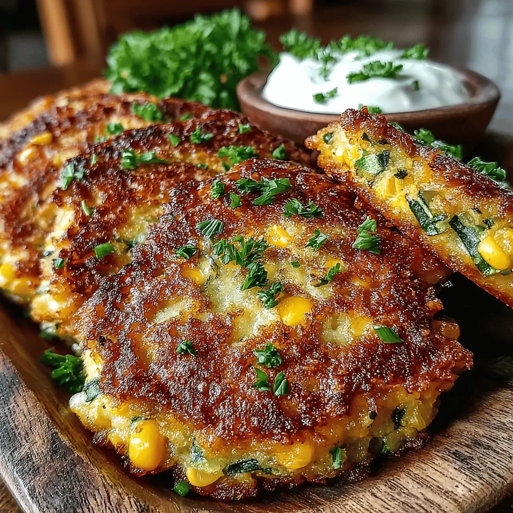 Zesty Zucchini & Sweet Corn Fritters are a delightful dish that perfectly captures the essence of summer. With their vibrant colors and tantalizing flavors, these fritters are not only visually appealing but also incredibly satisfying. The combination of tender zucchini and sweet corn creates a harmonious blend of textures and tastes that can please any palate. Whether served as a savory appetizer, a light snack, or a main course, these fritters are versatile enough to fit into any meal plan.