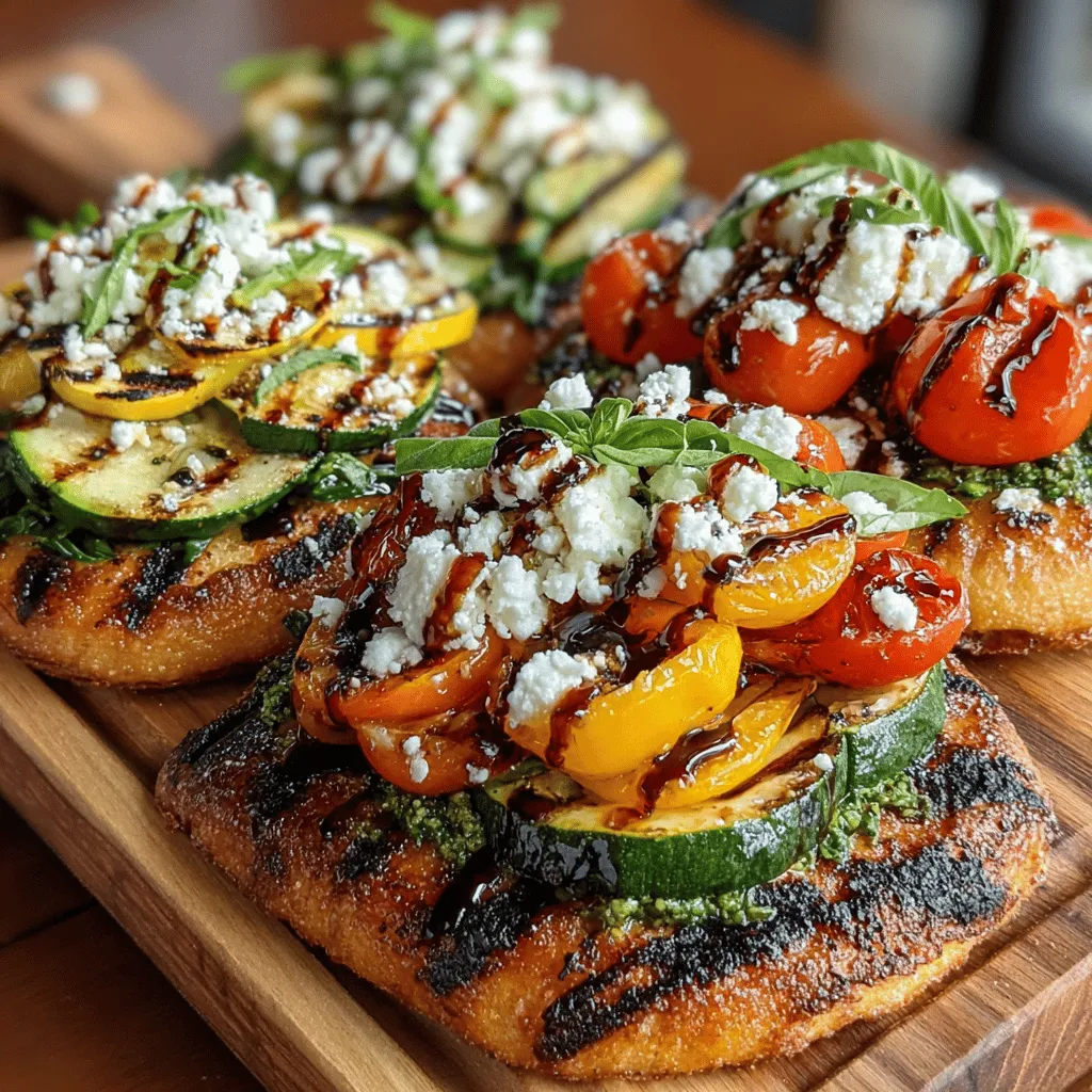 As the warm summer months approach, the allure of outdoor cooking becomes irresistible. Among the myriad of options available, Grilled Veggie Fiesta Flatbreads stand out as a vibrant, nutritious, and satisfying meal ideal for summer gatherings or quick weeknight dinners. This dish combines a colorful array of freshly grilled vegetables with tangy feta cheese, creating a delightful explosion of flavors that is sure to please guests and family alike. The convenience of preparation, along with their eye-catching presentation, makes these flatbreads a favorite among both novice and experienced cooks.