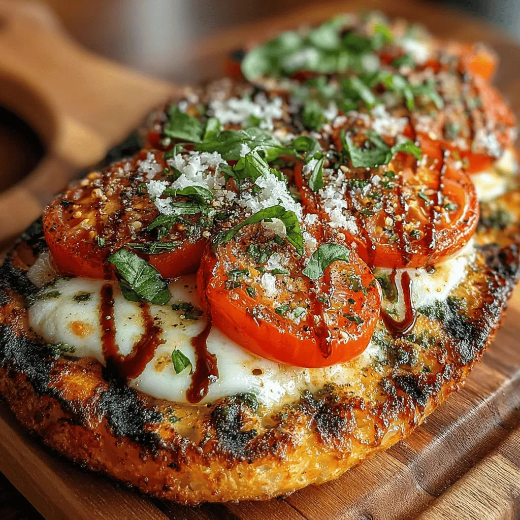 Grilled flatbreads have become a beloved staple in kitchens and at gatherings, celebrated for their versatility and flavor. These delightful creations can serve as appetizers, main dishes, or even as a base for a vibrant summer meal. One standout recipe that encapsulates the essence of grilled flatbreads is the Grilled Tomato & Pesto Flatbread. This dish perfectly marries the freshness of ripe tomatoes with the aromatic richness of basil pesto, creating a taste sensation that is both simple and sophisticated.