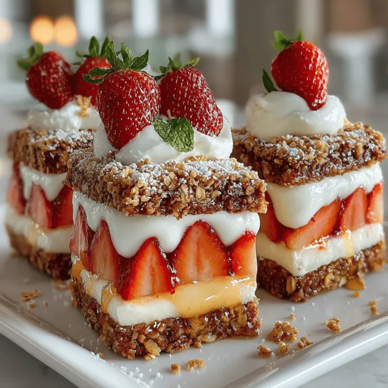 As the temperature rises and the days grow longer, the craving for something cool and refreshing often kicks in. Enter Frosty Strawberry Dream Sandwiches, a delightful dessert that perfectly balances indulgence and health. This simple yet satisfying recipe brings together the vibrant flavor of fresh strawberries, the creamy goodness of Greek yogurt, and the satisfying crunch of granola, all nestled between two delectable cookies. Ideal for families looking for a nutritious yet delicious way to beat the heat, these sandwiches are not only a sweet treat but also a guilt-free option that everyone can enjoy.