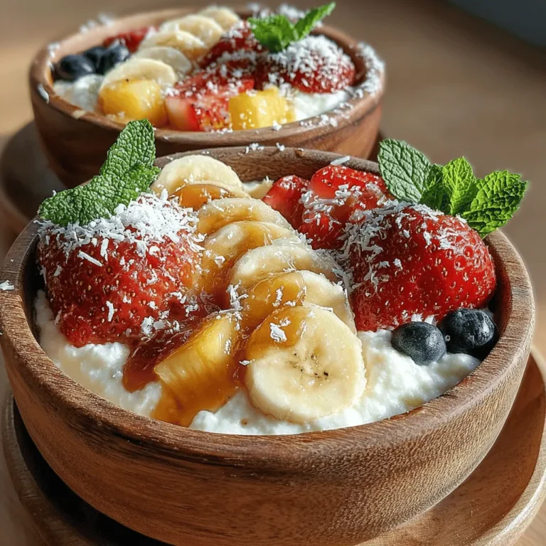 If you're seeking a delightful dish that marries nutrition with flavor, look no further than the Cottage Cheese Fruit Fiesta. This easy-to-make recipe is not only versatile but also a vibrant celebration of fresh produce and creamy goodness that can be enjoyed at breakfast, as a snack, or even as a light dessert. With its delightful combination of cottage cheese and a variety of fruits, this dish satisfies both the palate and the nutritional needs of individuals of all ages.