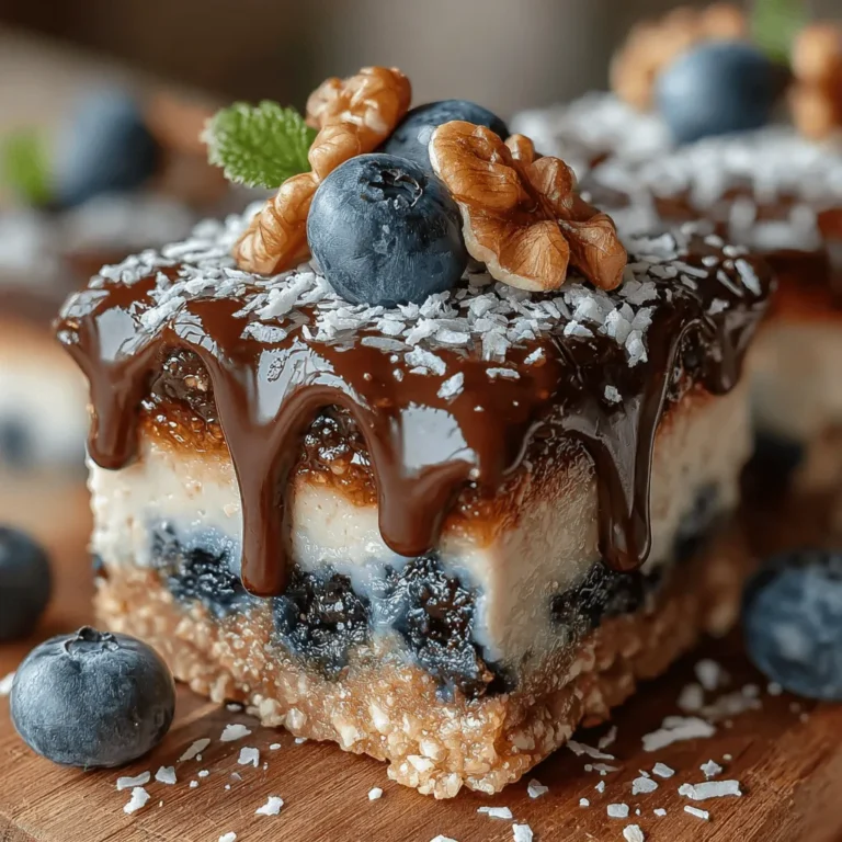 In today's health-conscious world, the search for delectable yet nutritious desserts has led to the rise of no-bake treats. These simple creations allow you to indulge your sweet tooth without the need for an oven, making them a perfect solution for busy lifestyles. Among the myriad of options available, the Blueberry Bliss No-Bake Bars stand out as a vibrant and wholesome choice. Bursting with flavor and texture, these bars provide an enjoyable way to incorporate healthy ingredients into your diet while satisfying your dessert cravings.