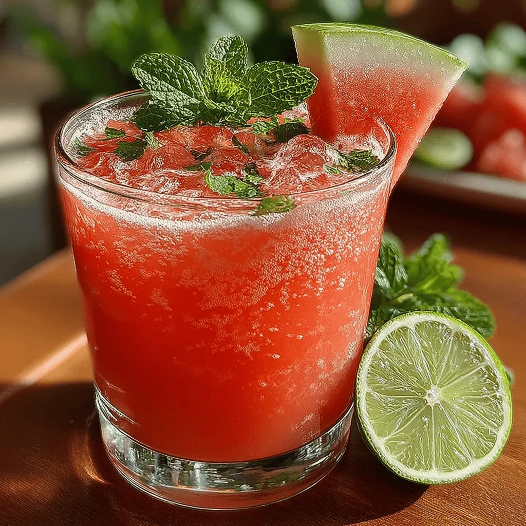 To create the ultimate Watermelon Coconut Refresher, start by blending the key ingredients to achieve that perfect smooth consistency. Begin by cutting the watermelon into cubes and placing them in your blender. If your watermelon is particularly juicy, you may want to remove some of the excess juice before blending to avoid a watery drink.