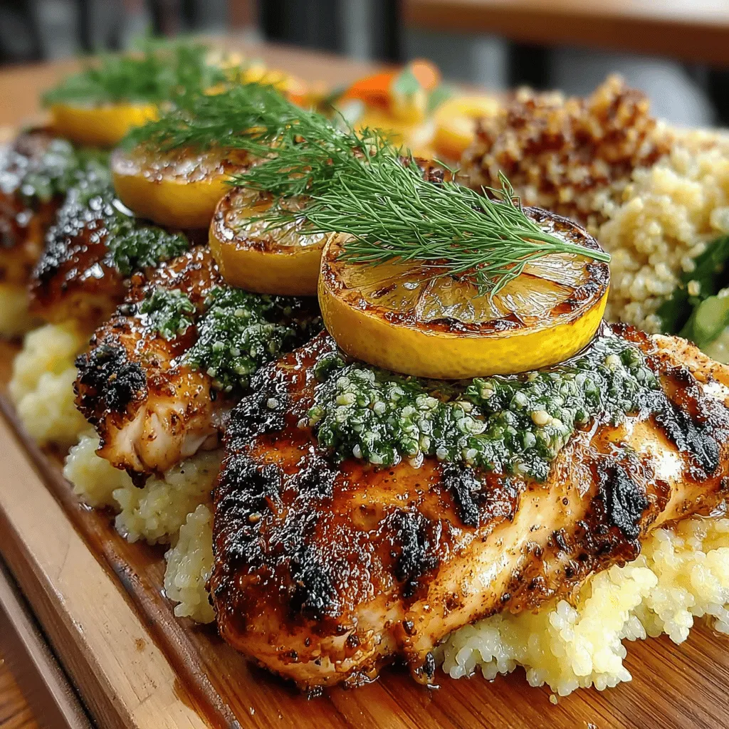 Grilled chicken has long been a beloved staple in kitchens and backyards around the world. Its versatility allows it to shine in various cuisines and meal types, from casual weeknight dinners to elegant gatherings. One of the most appealing aspects of grilled chicken is its ability to absorb flavors, making it a perfect canvas for a myriad of marinades and seasonings. Among the many delicious preparations, Zesty Lemon Dill Grilled Chicken stands out as a particularly refreshing option, especially as the warmer months roll in. This dish not only tantalizes the taste buds but also brings a burst of summer vibes to your dining table.
