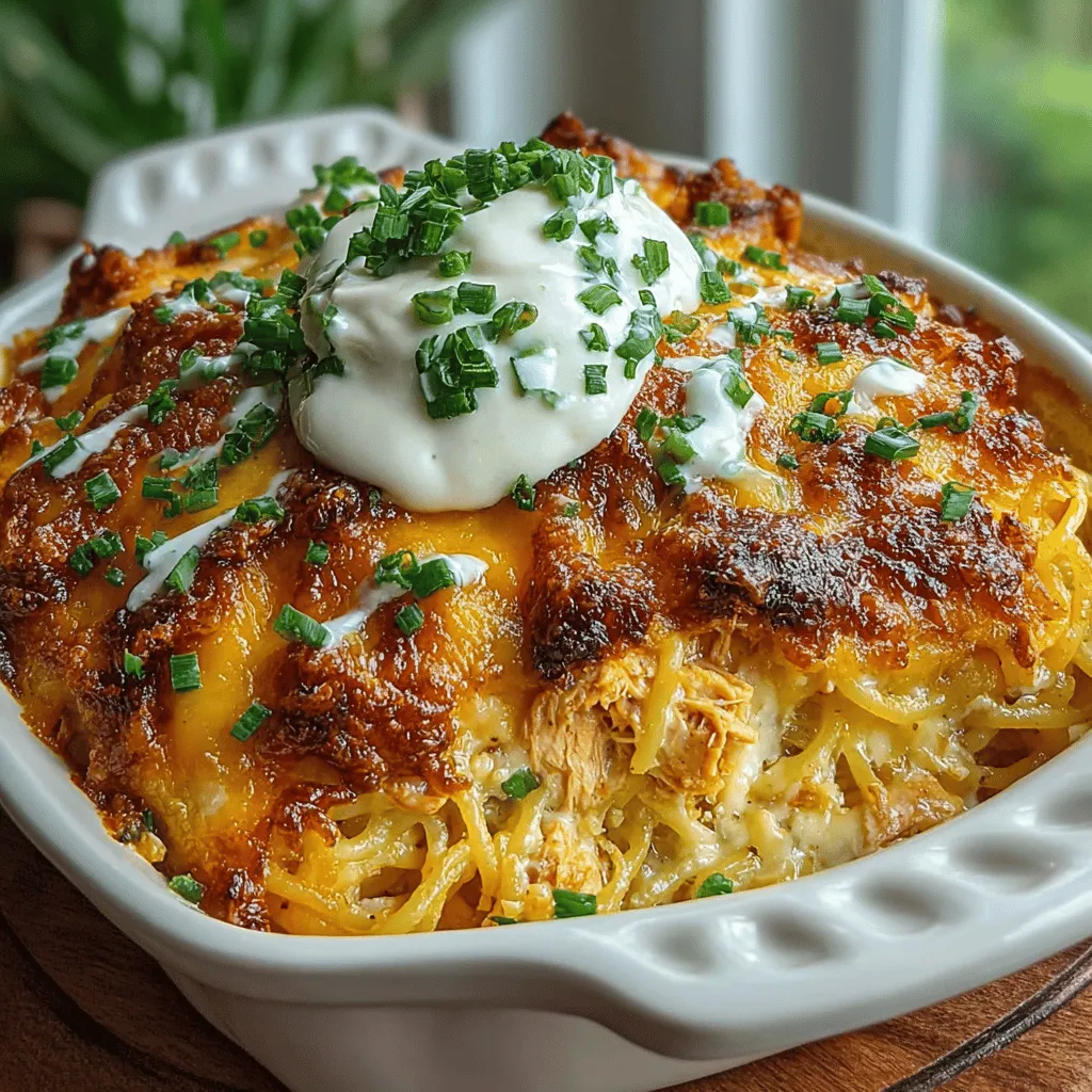 If you're searching for a dish that combines the comforting familiarity of pasta with the bold, zesty flavors of buffalo chicken, look no further than Cheesy Buffalo Chicken Spaghetti Bake. This hearty recipe is a culinary delight that appeals to a wide variety of palates, making it an instant favorite for families, friends, and gatherings. The blend of cheesy goodness and spicy kick creates a unique flavor profile that is both satisfying and exciting, making it the perfect addition to your dinner rotation.
