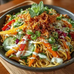 As the temperatures rise and summer approaches, the allure of refreshing and vibrant dishes becomes undeniable. One such dish that perfectly embodies the essence of warm-weather dining is the Spicy Sesame Cold Noodle Salad. This delightful combination of flavors and textures is not only a feast for the senses but also a nourishing meal that can be enjoyed on its own or as a side. The crunchy vegetables, nutty flavor of sesame, and a kick of spice make this salad a standout choice for any occasion.