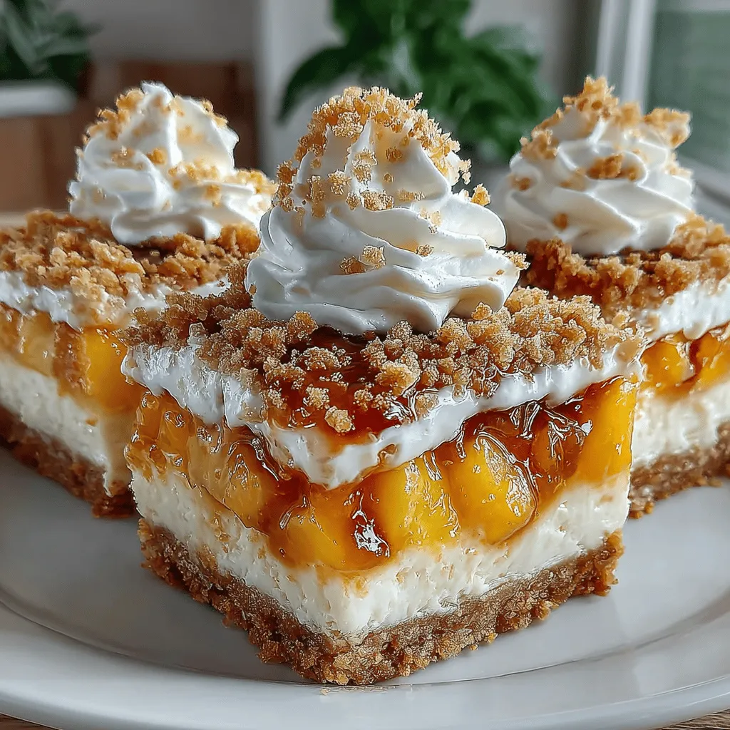 As the sun shines brighter and temperatures rise, there's nothing quite like a refreshing dessert to cool you down during the sweltering summer months. One such delightful treat is the Sweet Summer Peach & Cream Icebox Squares. This recipe not only captures the essence of summer but also showcases the luscious flavors of ripe peaches, making it a perfect addition to any warm-weather gathering.