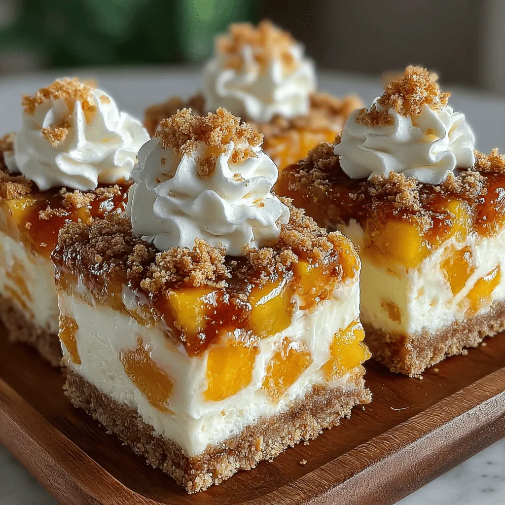 As the sun shines brighter and temperatures rise, there's nothing quite like a refreshing dessert to cool you down during the sweltering summer months. One such delightful treat is the Sweet Summer Peach & Cream Icebox Squares. This recipe not only captures the essence of summer but also showcases the luscious flavors of ripe peaches, making it a perfect addition to any warm-weather gathering.