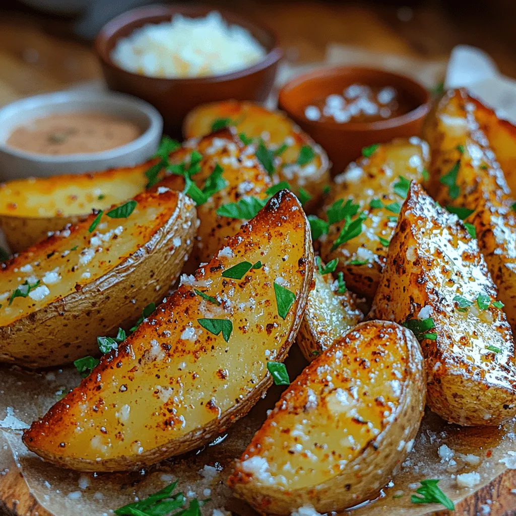 To create the perfect Golden Air Fryer Garlic Potato Wedges, it’s essential to start with the right ingredients. Each component plays a crucial role in delivering that mouthwatering taste and texture that keeps you coming back for more.