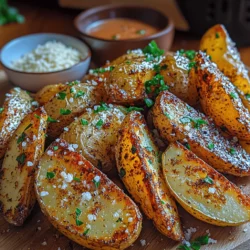 To create the perfect Golden Air Fryer Garlic Potato Wedges, it’s essential to start with the right ingredients. Each component plays a crucial role in delivering that mouthwatering taste and texture that keeps you coming back for more.