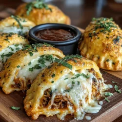 There's something truly special about coming home to the comforting aroma of a home-cooked meal. Growing up, my kitchen was always filled with the delightful scents of Italian cuisine, particularly the rich, savory notes of chicken Parmesan. My mom would whip up her famous chicken Parmesan on special occasions, filling our home with warmth and the promise of a delicious feast. Each bite was a reminder of family gatherings, laughter, and the simple joy of sharing a meal together. This nostalgia inspired me to create a fun and easy spin on this classic dish: Chicken Parmesan Stuffed Crescent Pockets.