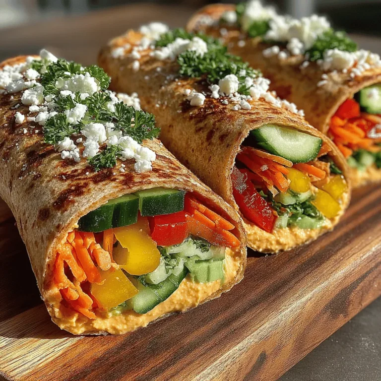 In recent years, the trend of healthy eating has gained remarkable momentum, with individuals increasingly gravitating towards plant-based diets as a means to enhance their overall well-being. This growing consciousness around nutrition not only emphasizes the importance of wholesome ingredients but also encourages creativity in meal preparation. Enter the Fresh Veggie Wraps with Hummus Delight—a delightful and nutritious option that embodies the essence of healthy eating while being incredibly easy to prepare.