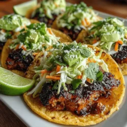 For those who enjoy a little kick in their dishes, incorporating jalapeño into the crunchy lime slaw can elevate the flavor profile of your tacos. The fresh, crisp texture of the slaw combined with the heat from the jalapeño creates a delightful contrast. If you're sensitive to spice, consider finely dicing the jalapeño and removing the seeds before adding it to the slaw. This allows you to control the heat level while still benefiting from the pepper's vibrant flavor.