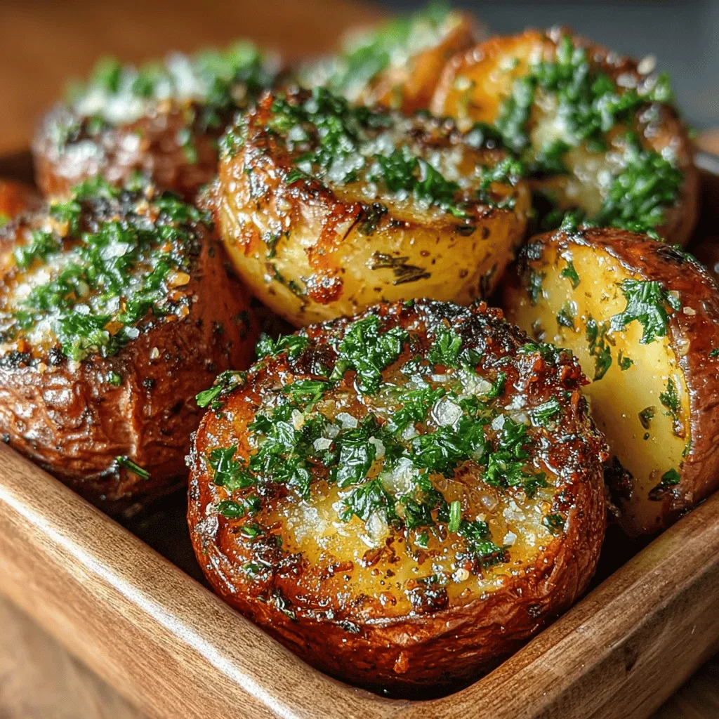There’s something undeniably comforting about a dish that fills your kitchen with the warm, inviting aroma of garlic and herbs. The first time I made Golden Garlic Butter Roasted Red Potatoes for my family is a cherished memory. It was a chilly autumn evening, the kind that beckons you to stay indoors, wrapping yourself in a cozy blanket and indulging in hearty, soul-warming food. I wanted to create that perfect atmosphere to complement the crisp air outside, and as the potatoes roasted away in the oven, the savory scent wafted through the house, drawing my family to the kitchen like moths to a flame. The result was a simple yet delightful side dish that made everyone smile, a testament to the magic of home-cooked meals.