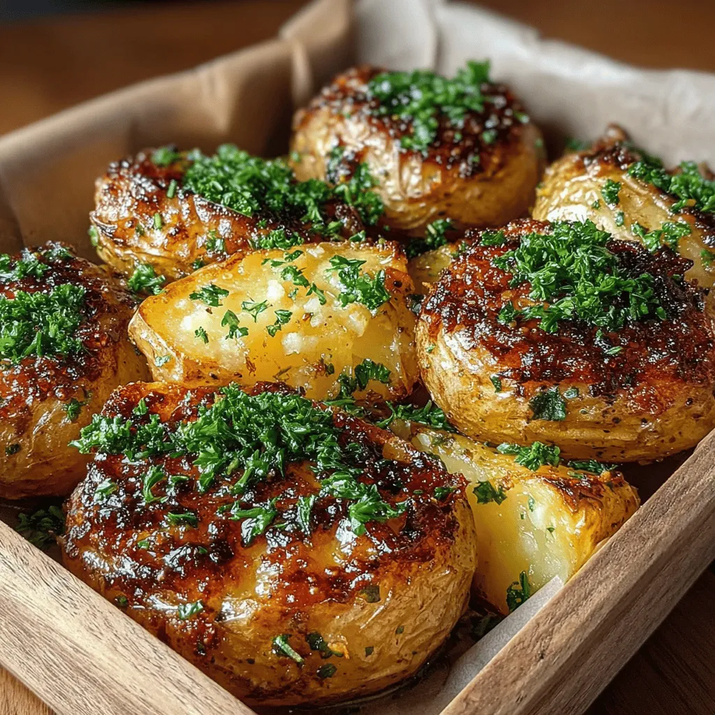 There’s something undeniably comforting about a dish that fills your kitchen with the warm, inviting aroma of garlic and herbs. The first time I made Golden Garlic Butter Roasted Red Potatoes for my family is a cherished memory. It was a chilly autumn evening, the kind that beckons you to stay indoors, wrapping yourself in a cozy blanket and indulging in hearty, soul-warming food. I wanted to create that perfect atmosphere to complement the crisp air outside, and as the potatoes roasted away in the oven, the savory scent wafted through the house, drawing my family to the kitchen like moths to a flame. The result was a simple yet delightful side dish that made everyone smile, a testament to the magic of home-cooked meals.