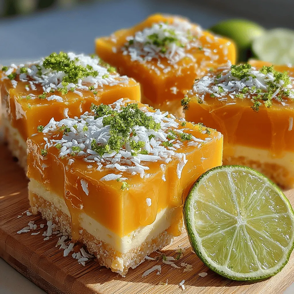 When summer rolls around, our cravings for tropical flavors become insatiable. The combination of sweet, juicy fruits and creamy textures brings to mind sun-soaked beaches and balmy breezes. Among the myriad of tropical delights, the Tropical Bliss Frozen Mango Coconut Bars stand out as a refreshing treat perfect for those hot days when you need something cool and invigorating. These bars not only encapsulate the essence of paradise but also offer a simple yet satisfying way to indulge in healthier dessert options.