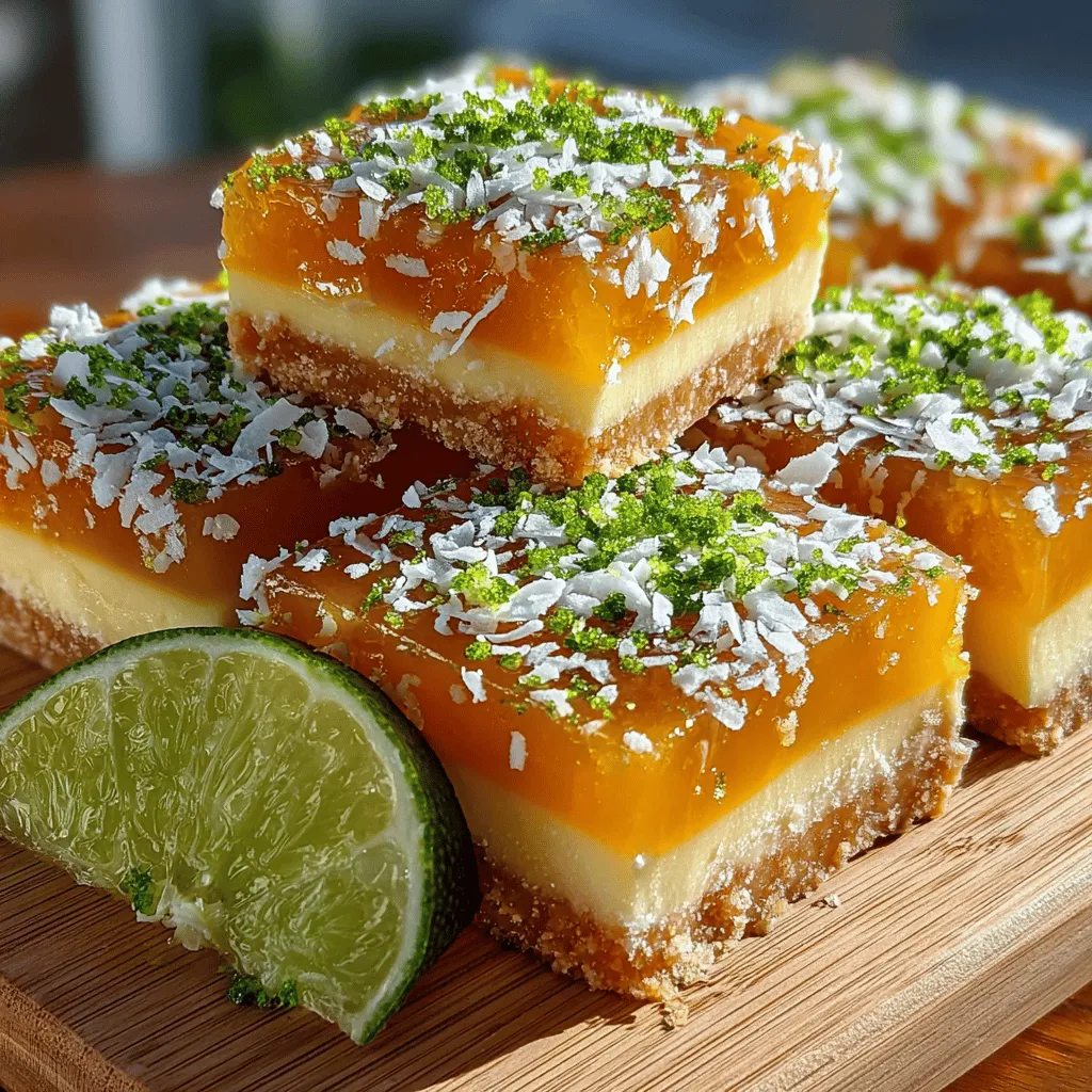 When summer rolls around, our cravings for tropical flavors become insatiable. The combination of sweet, juicy fruits and creamy textures brings to mind sun-soaked beaches and balmy breezes. Among the myriad of tropical delights, the Tropical Bliss Frozen Mango Coconut Bars stand out as a refreshing treat perfect for those hot days when you need something cool and invigorating. These bars not only encapsulate the essence of paradise but also offer a simple yet satisfying way to indulge in healthier dessert options.