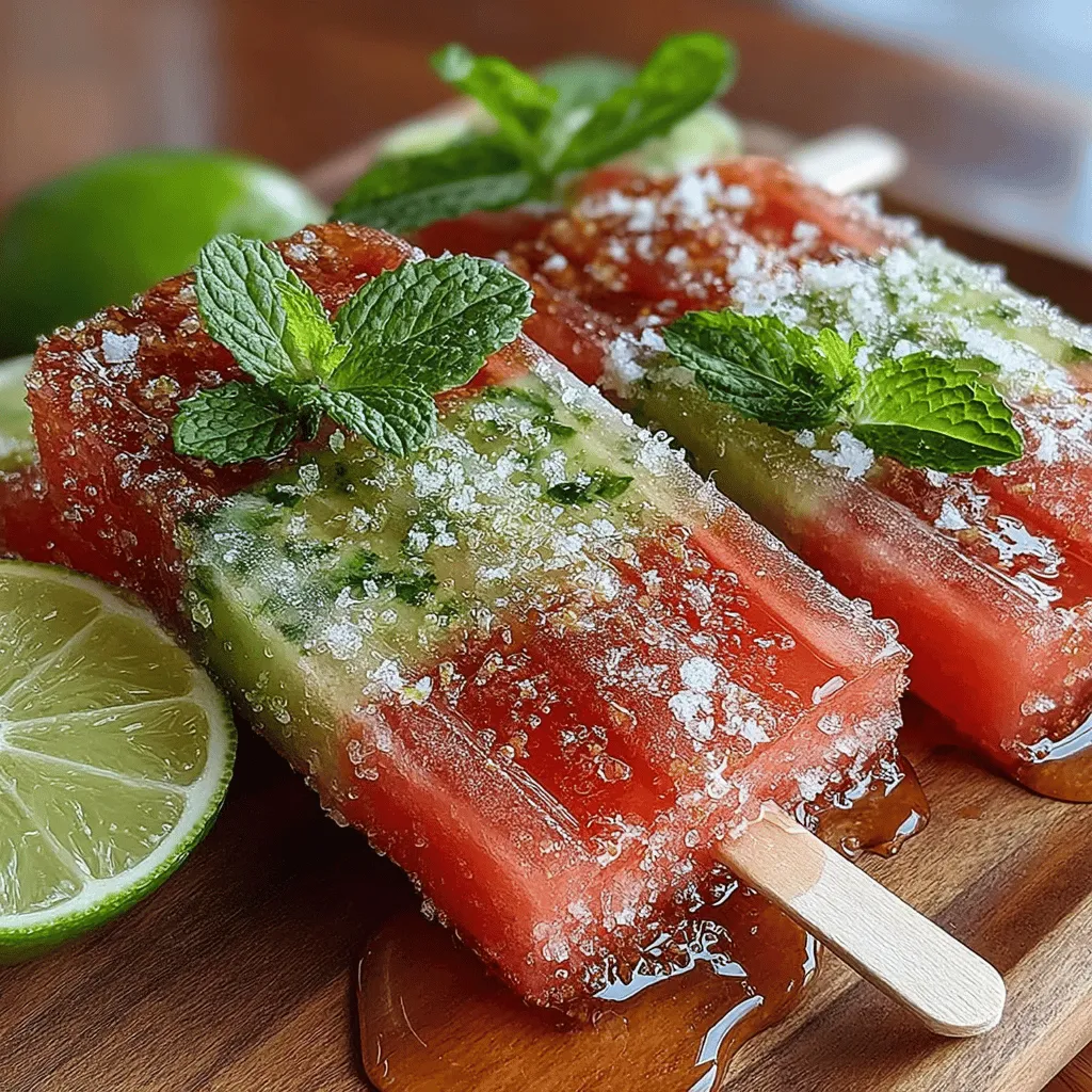 When it comes to creating your Watermelon Lime Bliss Pops, filling the molds properly is crucial for achieving the best results. To start, ensure you have a sturdy mold set ready. You can choose traditional popsicle molds or even small paper cups, depending on your preference. Here are some essential tips for pouring your mixture:
