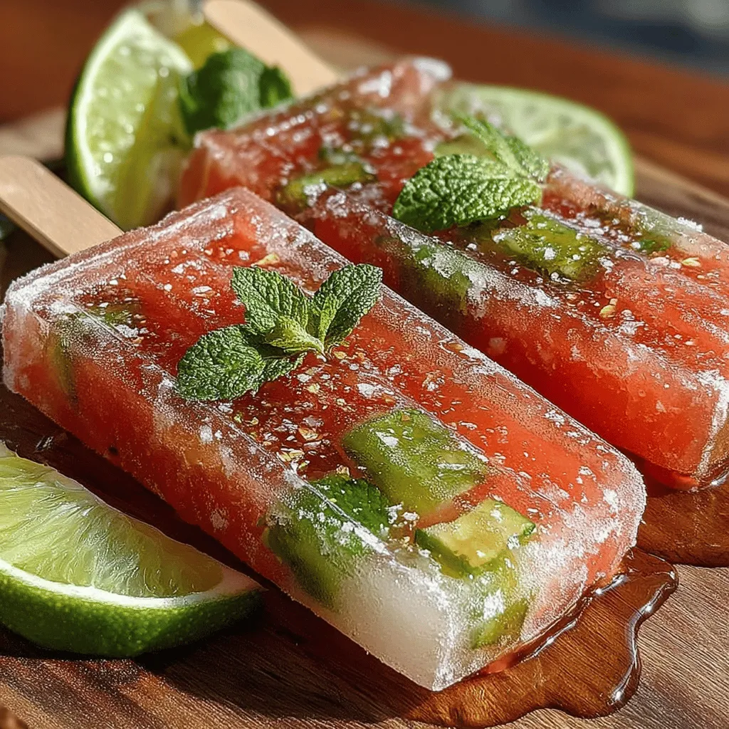 When it comes to creating your Watermelon Lime Bliss Pops, filling the molds properly is crucial for achieving the best results. To start, ensure you have a sturdy mold set ready. You can choose traditional popsicle molds or even small paper cups, depending on your preference. Here are some essential tips for pouring your mixture: