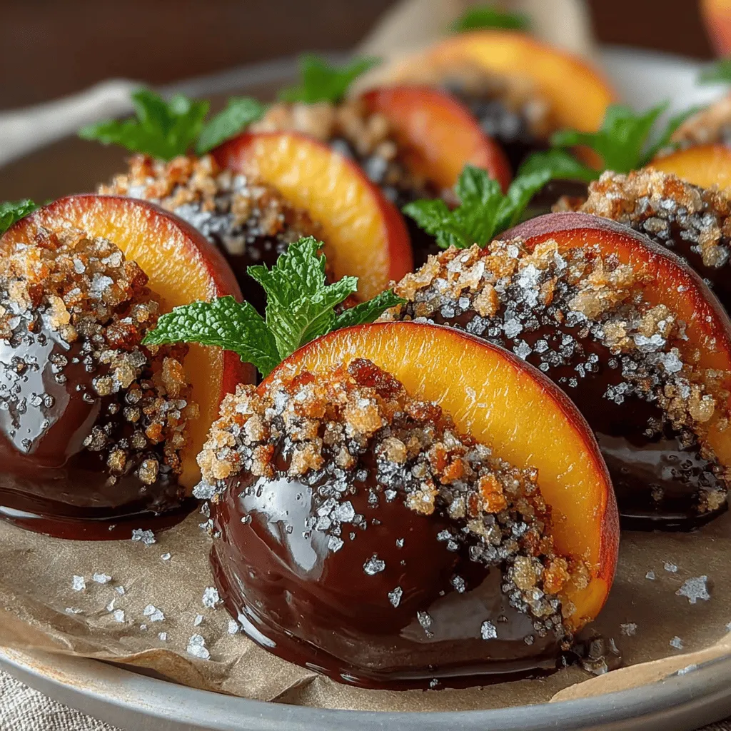 As we embrace the warm days of summer, there’s nothing quite as refreshing as a frozen treat. Enter the Choco-Dipped Frozen Peach Bliss, a delightful dessert that brings a perfect balance of sweetness and indulgence to your palate. This recipe not only highlights the vibrant flavor of ripe peaches but also combines it with the rich, decadent taste of dark chocolate. The result is a guilt-free treat that you can enjoy any time you crave something sweet.