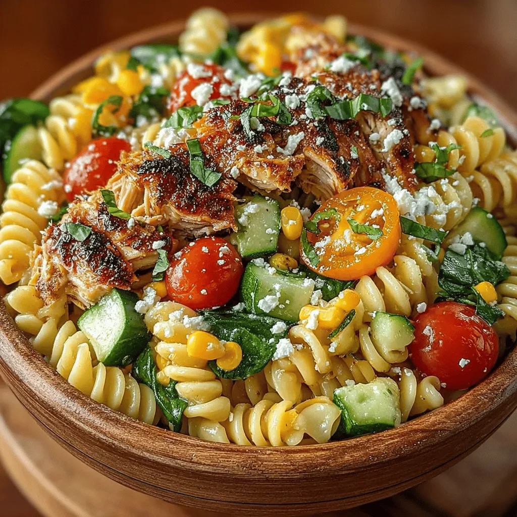 Emulsification is the process of combining two ingredients that typically do not mix well, such as oil and vinegar. In the context of this cold chicken and veggie pasta bowl, emulsification is crucial for creating a well-balanced dressing that adheres to the pasta and vegetables, ensuring every bite is bursting with flavor. Achieving a stable emulsion not only enhances the taste but also improves the texture of the salad, preventing the ingredients from becoming soggy or separated.