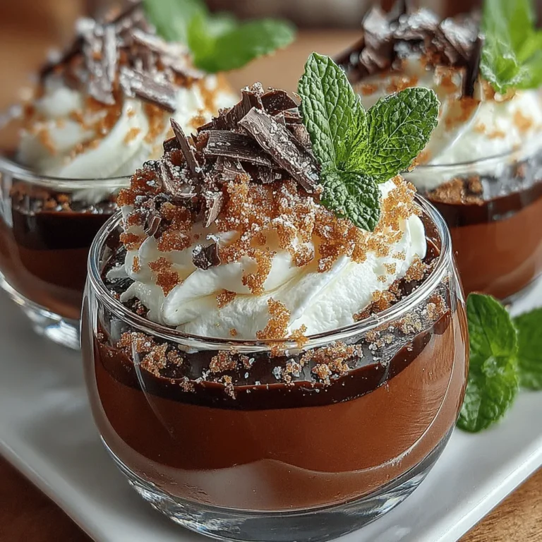 When it comes to desserts that evoke childhood memories, few can rival the classic appeal of chocolate pudding. The smooth, velvety texture and rich chocolate flavor make it a timeless treat that transcends generations. Whether served in elegant cups for a dinner party or enjoyed casually after dinner, chilled chocolate pudding cups offer a delightful combination of nostalgia and indulgence. This dessert is not only a comforting choice but also a surprisingly easy one to prepare, making it a go-to recipe for both novice cooks and seasoned chefs alike.
