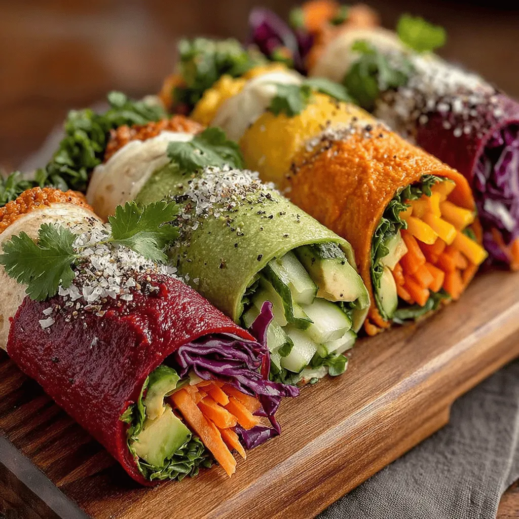 The Rainbow Hummus Veggie Wrap is not just a feast for the eyes; it also serves as a wholesome meal that caters to a variety of dietary preferences. This vibrant wrap combines colorful vegetables with creamy, nutrient-rich hummus, creating a delightful dish that is as delicious as it is healthy. Perfect for lunch or a light dinner, this recipe allows for creativity and personalization, making it an attractive option for anyone looking to add more plant-based meals to their diet.