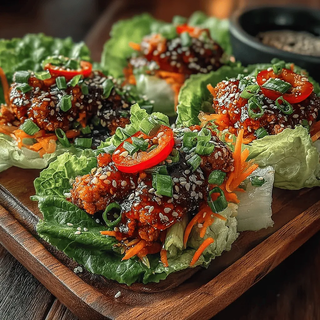 If you're on the hunt for a fresh and exciting dish that brings a burst of flavor and nutrition to the table, look no further than Cherry-Glazed Chicken Lettuce Wraps. This innovative recipe takes the beloved concept of lettuce wraps and elevates it with a sweet and savory cherry glaze that pairs beautifully with ground chicken. Ideal for a light lunch, a festive party appetizer, or a satisfying dinner option, these wraps are as appealing to the eye as they are to the palate.