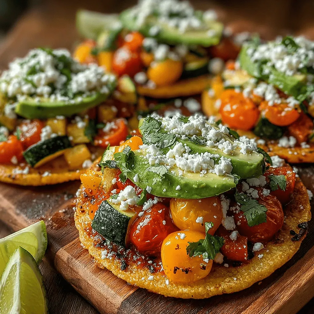 Tostadas are a beloved staple in Mexican cuisine, known for their crispy base and endless versatility. At their core, tostadas provide a canvas for a variety of toppings, allowing for creativity and personalization in every bite. Today, we’re elevating this classic dish with an explosion of color and flavor by featuring roasted rainbow vegetables. This recipe not only showcases the beautiful hues of nature’s bounty but also packs a nutritional punch, making it an ideal choice for health-conscious individuals and families alike.