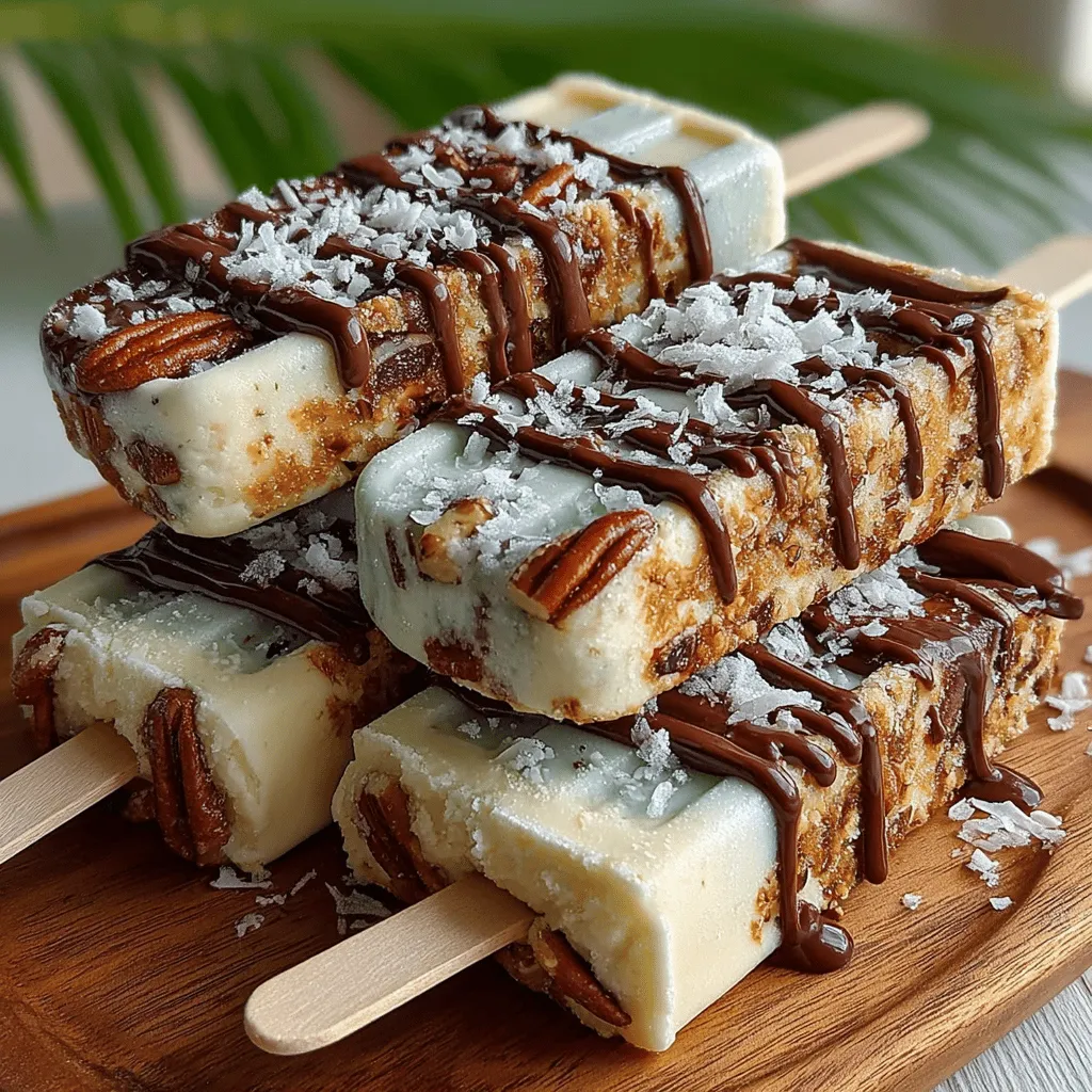 Welcome to the delightful world of homemade frozen treats, where indulgence meets health in the form of Coconut Pecan Paradise Pops. As the summer sun heats up, there's nothing quite like a refreshing, creamy dessert to cool you down. These pops are not just a simple treat; they are a celebration of flavors and textures that unite to create a tropical escape with every bite. Imagine the rich creaminess of coconut milk combined with the tangy goodness of yogurt, resulting in a dessert that is both indulgent and nourishing.