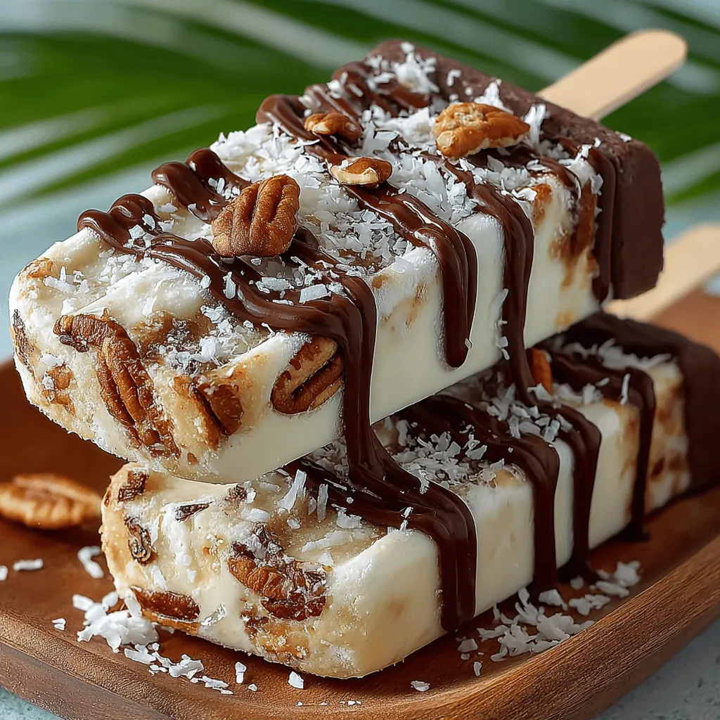 Welcome to the delightful world of homemade frozen treats, where indulgence meets health in the form of Coconut Pecan Paradise Pops. As the summer sun heats up, there's nothing quite like a refreshing, creamy dessert to cool you down. These pops are not just a simple treat; they are a celebration of flavors and textures that unite to create a tropical escape with every bite. Imagine the rich creaminess of coconut milk combined with the tangy goodness of yogurt, resulting in a dessert that is both indulgent and nourishing.