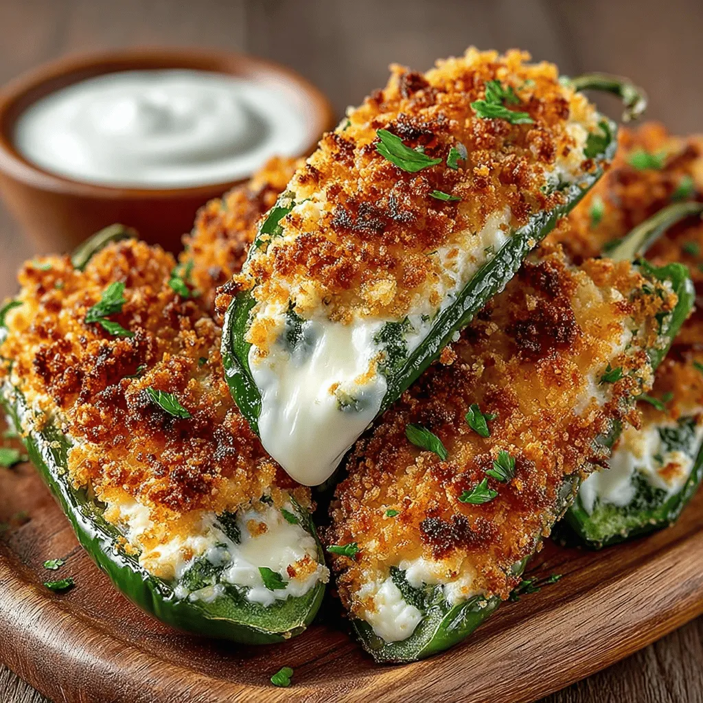 Jalapeño poppers have carved their niche as a beloved appetizer, often gracing tables at parties, game days, and family gatherings. Their irresistible combination of heat and creaminess makes them a crowd favorite, appealing to both spice enthusiasts and those who appreciate cheesy snacks. These delightful bites not only satisfy the palate but also bring an element of fun and excitement to any social event. Among the myriad of jalapeño popper variations, the Spicy Crunchy Cheddar Jalapeño Poppers stand out for their simplicity and deliciousness, elevating the traditional recipe with a crunchy twist.