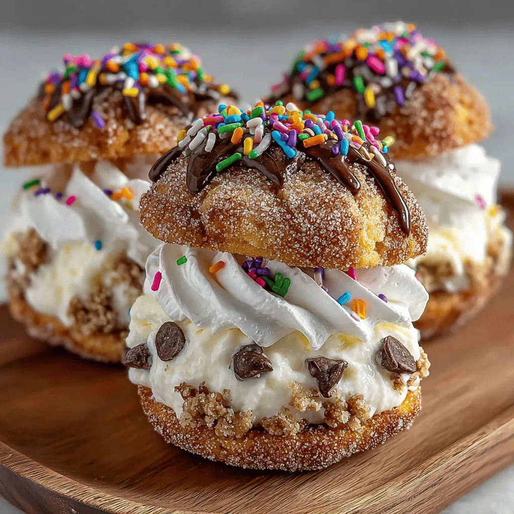 When it comes to desserts that evoke joy and nostalgia, few can rival the delightful charm of churros. Now, imagine that familiar taste transformed into a cookie, featuring a luscious frozen yogurt filling that offers a refreshing twist. Introducing Frosty Churro Cookie Coins—an innovative dessert that marries the crispy, cinnamon-sugar-coated goodness of churros with the comforting chewiness of cookies. This dessert is not only a feast for the taste buds but also a visual treat, making it the perfect centerpiece for various occasions, whether you're hosting a lively party, enjoying a cozy family gathering, or simply indulging in a sweet treat after a long day.