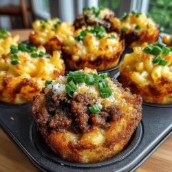 Achieving the right texture and flavor when browning ground beef or turkey is crucial for the success of your Chili Mac Bites. Start by using a large skillet over medium-high heat. This temperature allows the meat to sear properly and develop a rich, brown color.