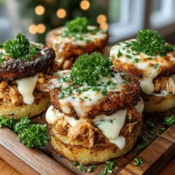 When it comes to comfort food, few dishes are as universally loved as creamy Alfredo pasta. Now, imagine taking that beloved flavor profile and transforming it into a stunning, stackable dish that is perfect for sharing. Enter Mini Chicken Alfredo Potato Stacks—an innovative culinary creation that marries the creamy goodness of Alfredo sauce with tender chicken and crispy potatoes. This recipe is not only a feast for the taste buds but also a visual delight, making it an appealing choice for family dinners, parties, or even a casual weeknight meal.