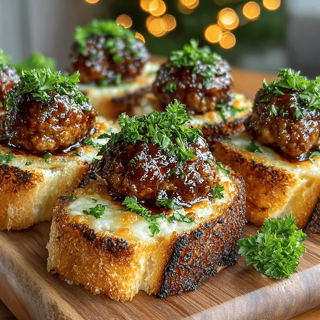 When it comes to appetizers that can charm a crowd, few dishes rival the delightful combination of mini BBQ meatball toasts. These bite-sized treats are a symphony of flavors, combining tender meatballs slathered in a rich barbecue sauce, all nestled on crispy, toasted bread. Ideal for a variety of occasions—be it a lively game day gathering, a festive party, or a cozy family dinner—mini BBQ meatball toasts are guaranteed to please guests of all ages. Their versatility makes them a staple in many households, and they can be tailored to suit different tastes and dietary preferences, ensuring that everyone leaves the table satisfied.