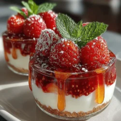 Indulging in a delicious dessert doesn't have to mean compromising on health. The Raspberry Chia Yogurt Pudding is a delightful treat that strikes the perfect balance between taste and nutrition. This recipe brings together the creamy texture of Greek yogurt, the vibrant flavor of fresh raspberries, and the nutritional powerhouse that is chia seeds. Not only is this pudding visually appealing, but it also offers a nutritious option that can be enjoyed at any time of the day—be it breakfast, a mid-afternoon snack, or a light dessert after dinner.