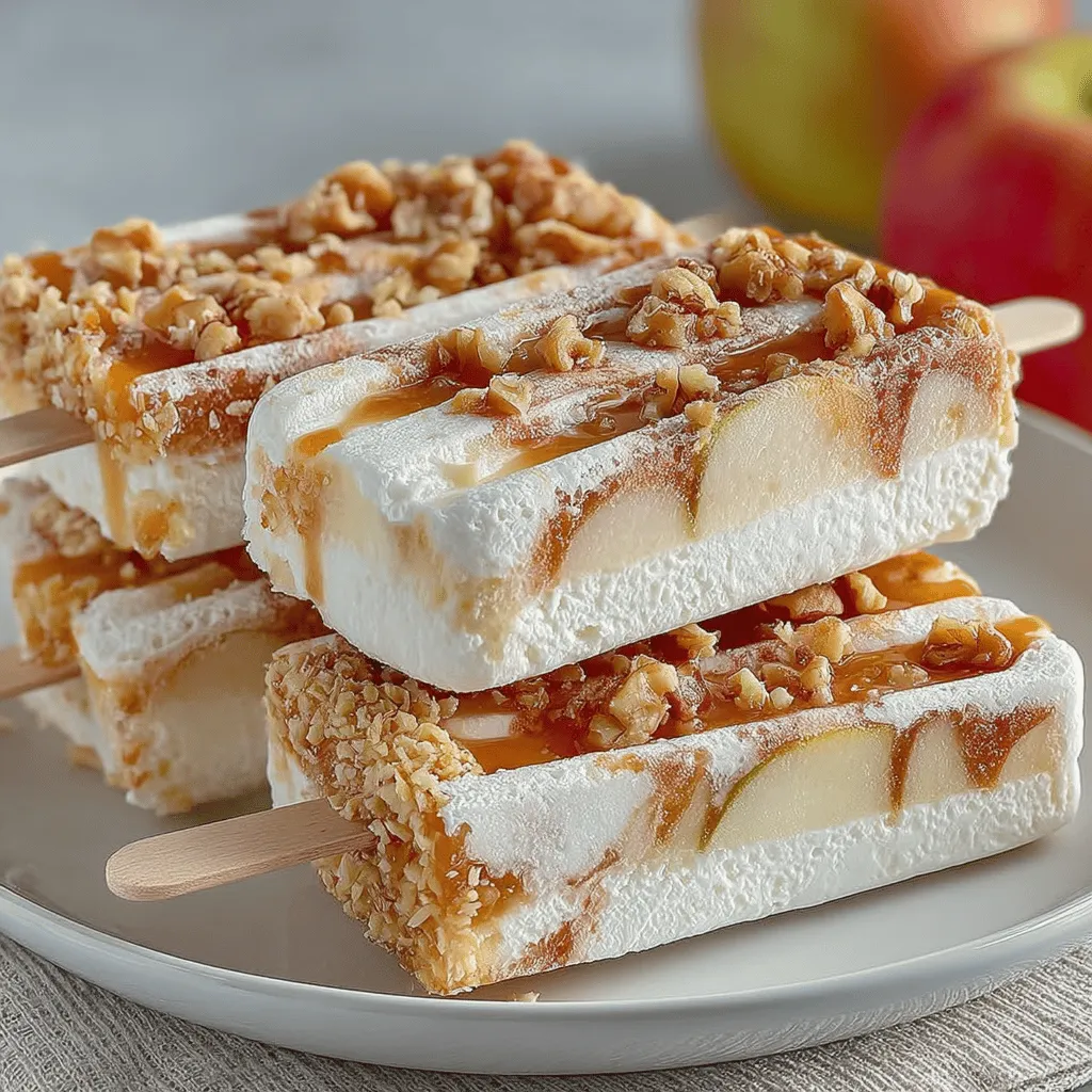 Achieving a beautiful marbled effect with your frozen yogurt pops is as simple as layering. Start by spooning a layer of your apple cinnamon mixture into the bottom of your popsicle molds. Follow this with a layer of vanilla yogurt, ensuring you leave some space at the top for additional layers. Repeat the process, alternating between the apple cinnamon mixture and yogurt until the molds are filled.