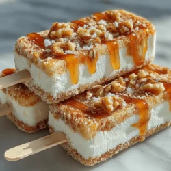 Achieving a beautiful marbled effect with your frozen yogurt pops is as simple as layering. Start by spooning a layer of your apple cinnamon mixture into the bottom of your popsicle molds. Follow this with a layer of vanilla yogurt, ensuring you leave some space at the top for additional layers. Repeat the process, alternating between the apple cinnamon mixture and yogurt until the molds are filled.