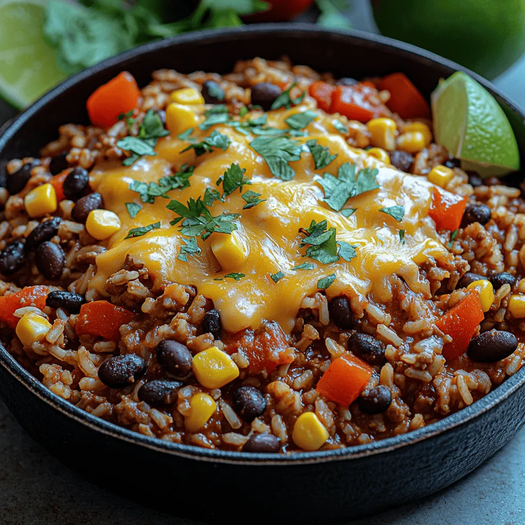 In the world of comfort food, few dishes can compare to a warm, savory skillet meal that’s both filling and nutritious. Enter the Hearty Turkey Chili Rice Skillet—a one-pan wonder that combines ground turkey, nutritious brown rice, and a medley of colorful vegetables, all simmered together in a delicious, zesty sauce. This satisfying dish is not only a feast for the taste buds but also a wholesome, balanced meal perfect for the entire family.