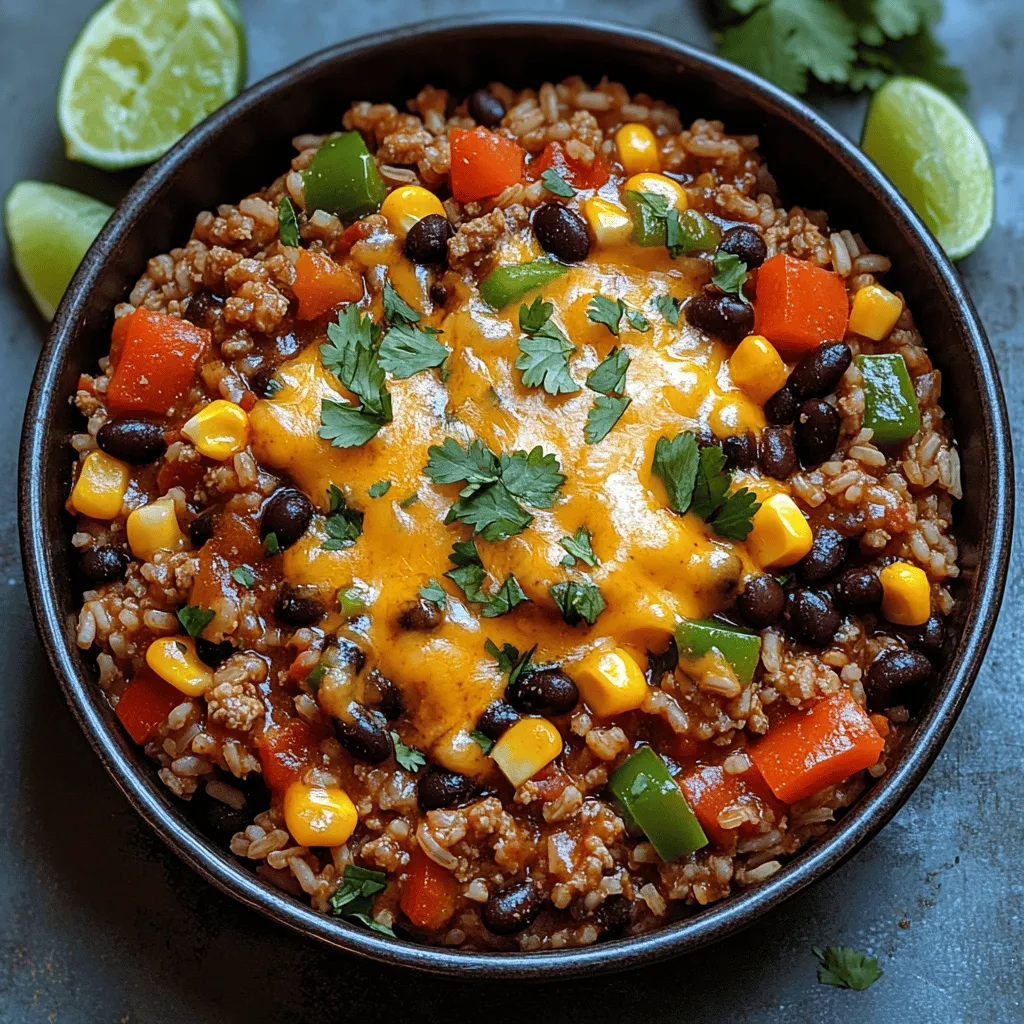 In the world of comfort food, few dishes can compare to a warm, savory skillet meal that’s both filling and nutritious. Enter the Hearty Turkey Chili Rice Skillet—a one-pan wonder that combines ground turkey, nutritious brown rice, and a medley of colorful vegetables, all simmered together in a delicious, zesty sauce. This satisfying dish is not only a feast for the taste buds but also a wholesome, balanced meal perfect for the entire family.