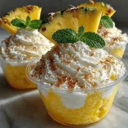 When the heat of summer rolls in, nothing quite hits the spot like a refreshing dessert that cools you down while tantalizing your taste buds. Enter frozen yogurt—a delightful alternative to traditional ice cream that is both light and creamy. Among the myriad flavor combinations, few can compete with the tropical delight of pineapple and coconut. This combination not only brings to mind sunny beaches and swaying palm trees but also packs a nutritional punch. In this article, we will introduce you to our recipe for Tropical Bliss: Frozen Yogurt Pineapple Coconut Cups, a simple yet indulgent treat that suits any occasion, from casual family gatherings to summer parties.